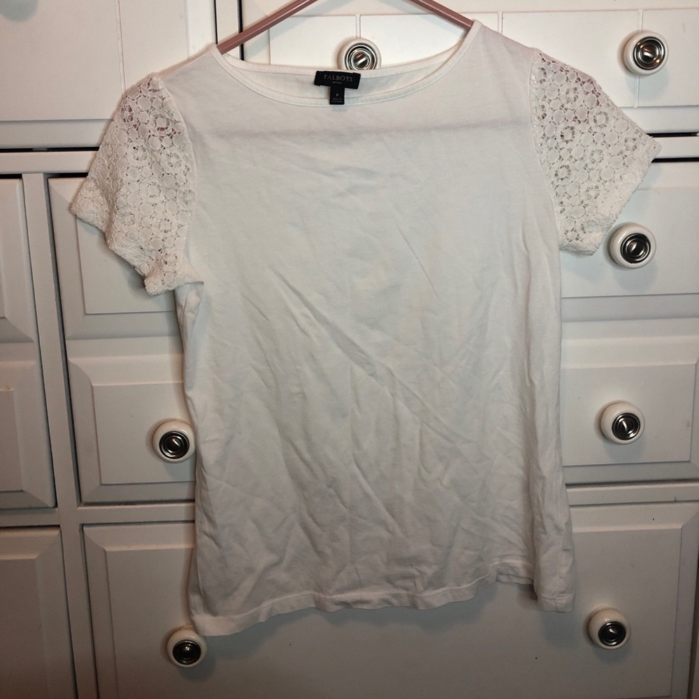 talbots white t shirt